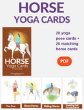 Horse Yoga Cards for Kids
