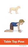 North American Animals Alphabet Yoga Cards for Kids