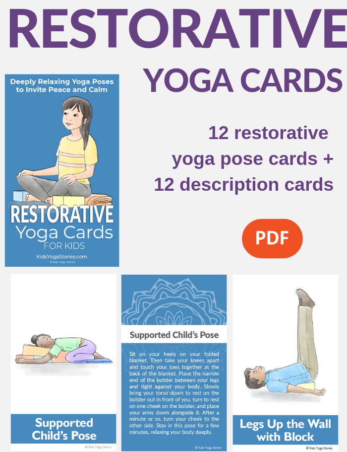 Restorative Yoga Cards for Kids – Kids Yoga Stories