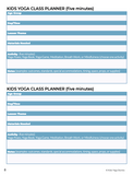School Yoga Lesson Planning Course