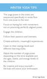 Winter Yoga Cards for Kids