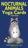 Nocturnal Animals Yoga Cards for Kids