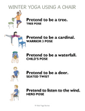 chair yoga, yoga chair poses, chair yoga for kids