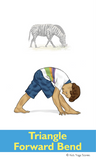 Zoo Animals Yoga Cards for Kids