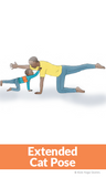 Adult-child yoga poses - easy kid yoga poses for 2