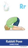 Learning the Alphabet - kids yoga poses