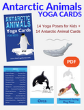 antarctic animals yoga poses for kids