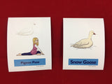 Arctic Animals Yoga Cards for Kids