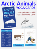 arctic animals yoga poses for kids - yoga for kindergarten