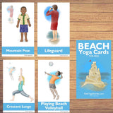 Beach yoga cards for kids | Kids Yoga Stories