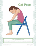 chair yoga, yoga chair poses, chair yoga for kids