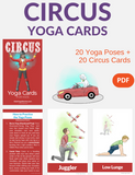 circus yoga, circus poses, yoga for kindergartners, kids yoga, yoga poses for kids, yoga for kids, yoga poses for kids printable