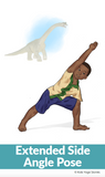 yoga for kindergartners, kids yoga, yoga poses for kids, yoga for kids, preschool yoga, dinosaur yoga poses