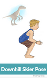 yoga for kindergartners, kids yoga, yoga poses for kids, yoga for kids, preschool yoga, dinosaur yoga poses