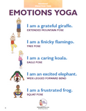 SEL, social emotional learning, yoga for kindergartners, kids yoga, yoga poses for kids, yoga for kids, preschool yoga, printable yoga