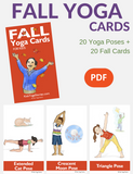 Fall Yoga Cards for Kids