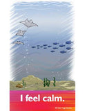 Sample pages or images for feelings yoga cards for kids