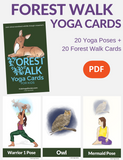 Forest Walk Yoga Cards for Kids