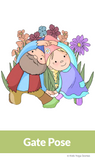 Garden Gnome Partner Yoga Cards for Kids