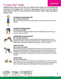 Sample pages or images for kids yoga class ideas