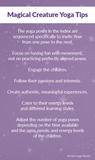 Magical Creatures Yoga Cards