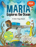Sample pages or images for maria explores the ocean
