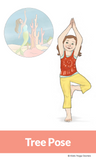 Mermaid Yoga Cards for Kids