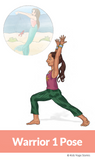 Mermaid Yoga Cards for Kids