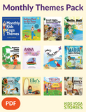Monthly Kids Yoga Themes Pack