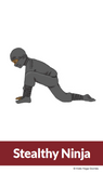 Ninja Yoga Cards for Kids