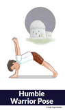 Yoga cards for kids outer space