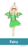 Pretend Play Yoga Cards for Kids