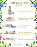 Restorative Yoga Cards for Grownups