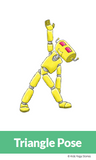 Robot Yoga Cards for Kids