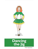 Sample pages or images for st patricks day yoga cards for kids