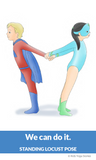 Superhero Partner Yoga Poses for Kids