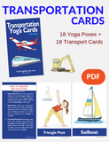 Transportation Yoga Cards for Kids