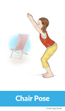 Tropical Island Yoga Cards for Kids