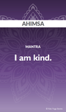 Yamas and Niyamas Cards for Kids