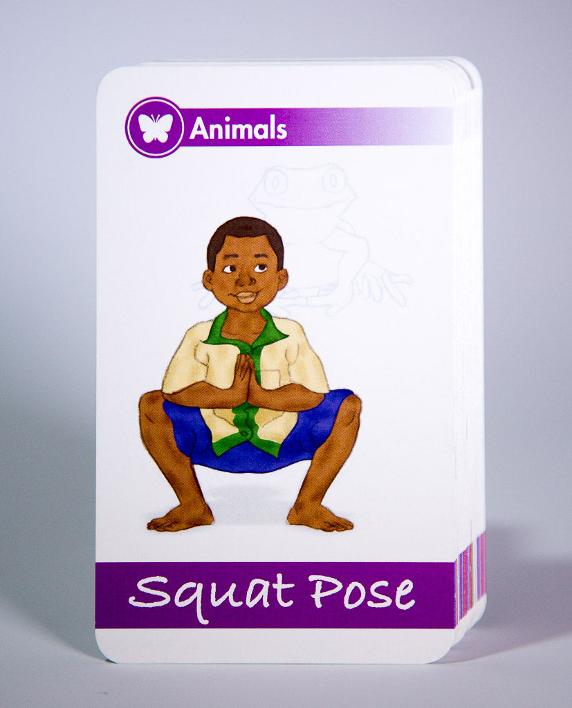 Yoga Poses for Kids Cards - Deck One