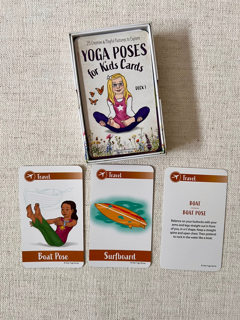 Yoga Poses for Kids Cards - Deck One