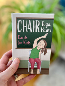 Chair Yoga Poses for Kids Cards