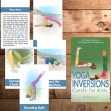 Yoga Inversions Cards for Kids Pediatric Therapist Yoga and Mindfulness Bundle | Kids Yoga Stories