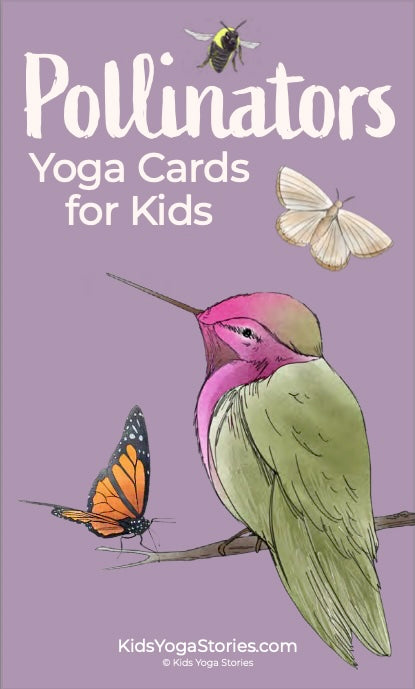 Pollinators Yoga Cards for Kids