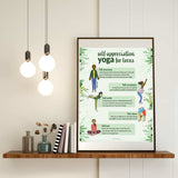 Self-appreciation yoga poster for teens | Kids Yoga Stories