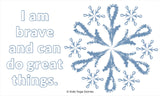 Snow Crystals Affirmations Cards | Kids Yoga Stories