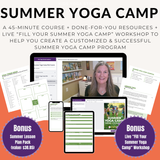 Summer Yoga Camp Mini-Course + BONUS