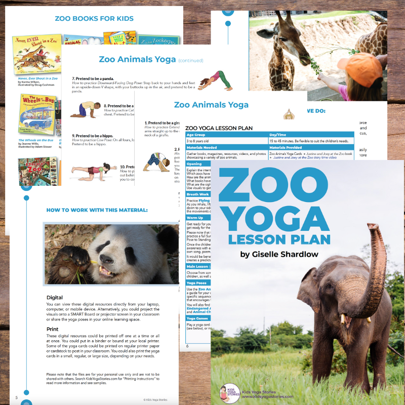 Zoo Yoga Lesson Planning Pack – Kids Yoga Stories