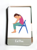Chair Yoga Poses for Kids Cards
