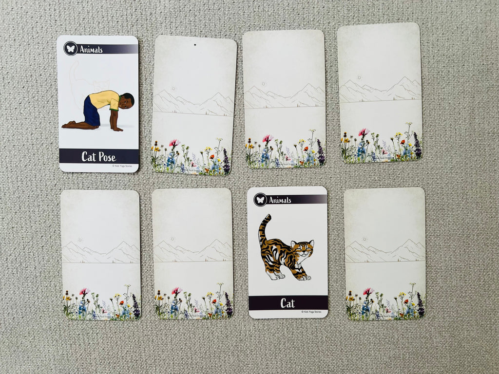 Yoga Poses for Kids Cards - Deck One